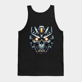 Biomech Skull S01 D37 Tank Top